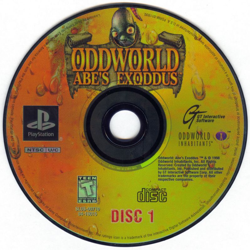 Oddworld: Abe's Exoddus - PlayStation 1 (PS1) Game