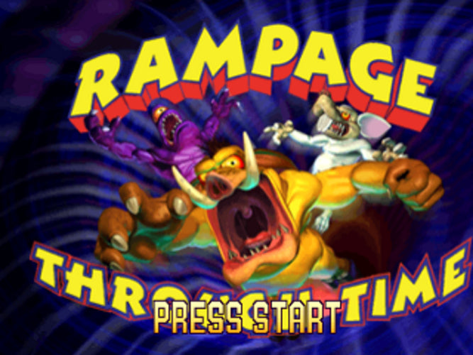 Rampage Through Time - PlayStation 1 (PS1) Game
