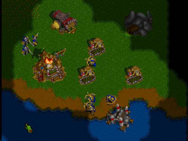 Warcraft II: The Dark Saga - PlayStation 1 (PS1) Game