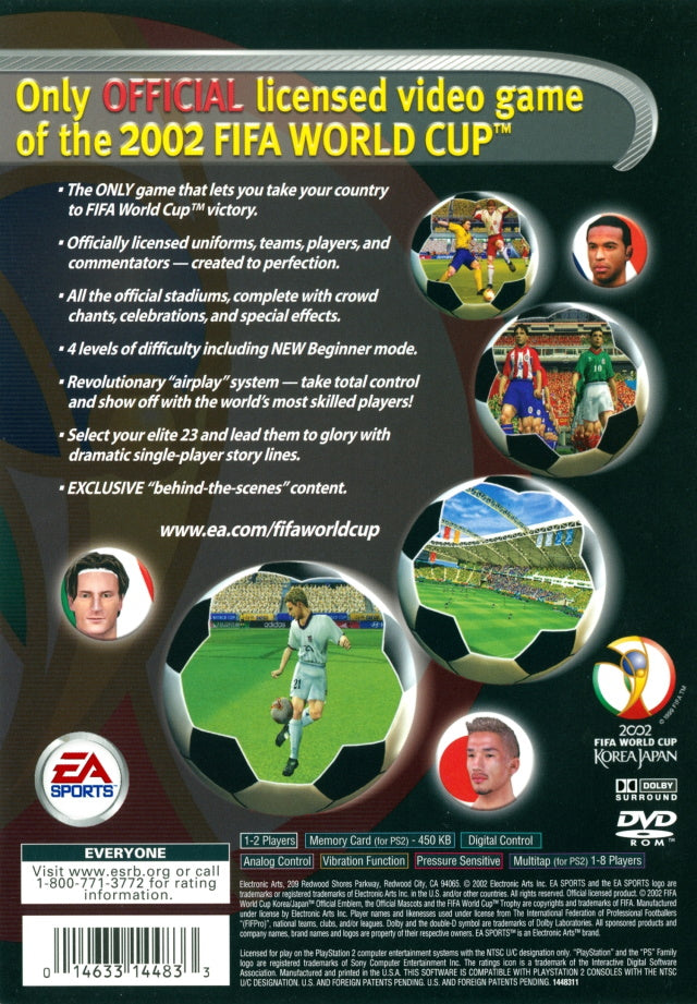 2002 FIFA World Cup - PlayStation 2 (PS2) Game