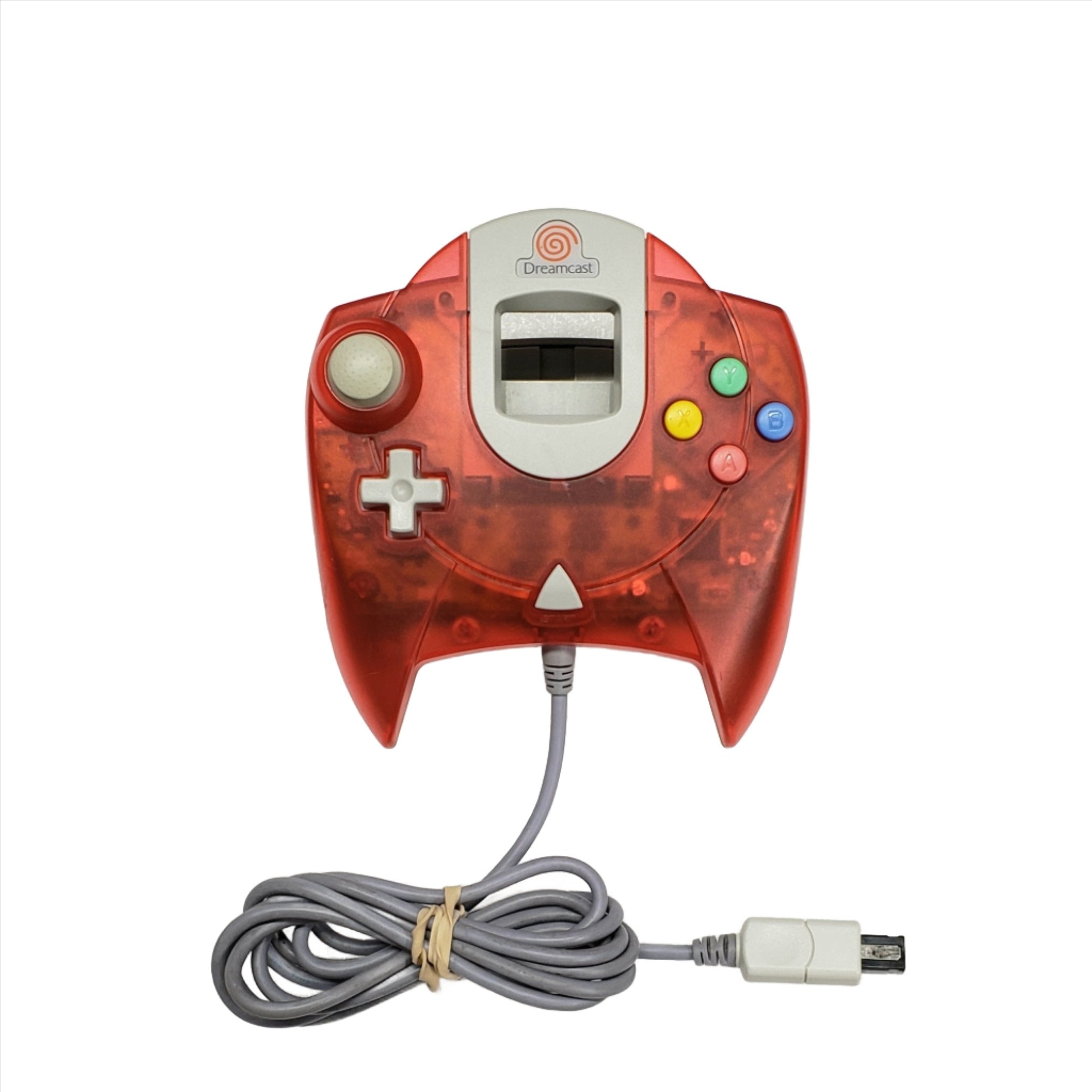 Sega Dreamcast Controller - Transparent Red - YourGamingShop.com - Buy, Sell, Trade Video Games Online. 120 Day Warranty. Satisfaction Guaranteed.