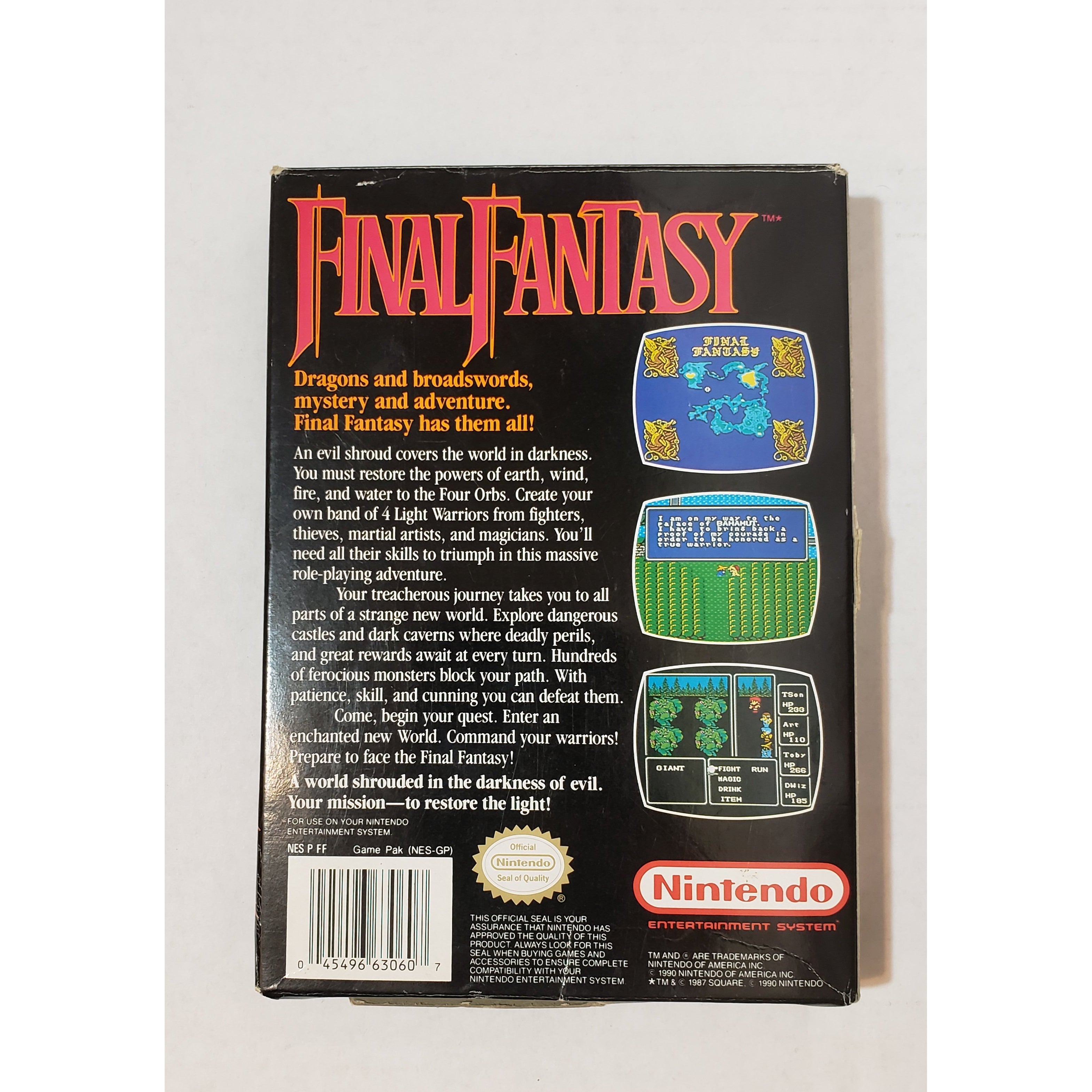 Final Fantasy - Authentic NES Game Complete - YourGamingShop.com - Buy, Sell, Trade Video Games Online. 120 Day Warranty. Satisfaction Guaranteed.