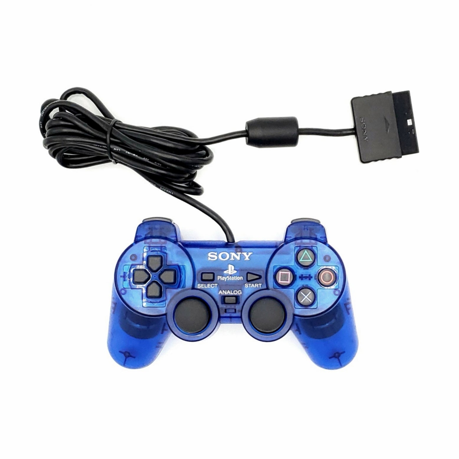 Sony PlayStation 2 DualShock 2 Analog Controller - Blue - YourGamingShop.com - Buy, Sell, Trade Video Games Online. 120 Day Warranty. Satisfaction Guaranteed.