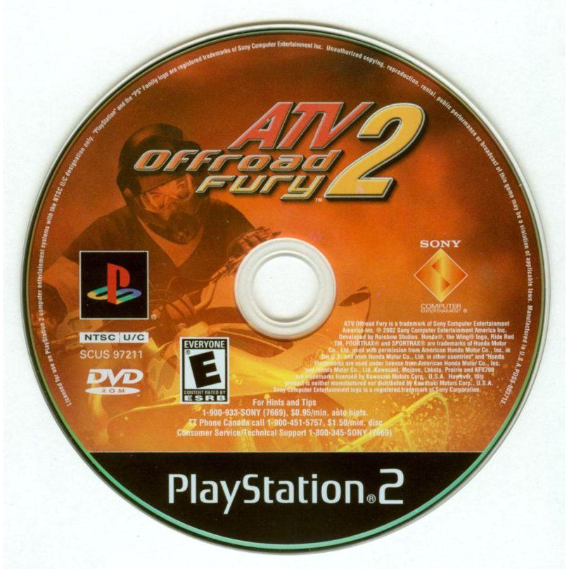 Your Gaming Shop - ATV Offroad Fury 2 - PlayStation 2 (PS2) Game