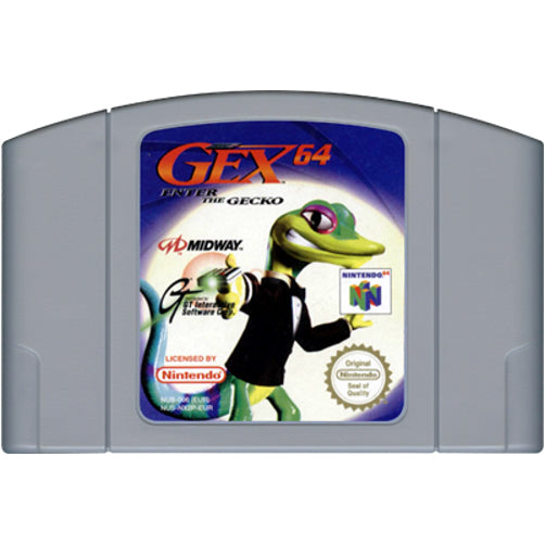 Gex 64: Enter the Gecko - Authentic Nintendo 64 (N64) Game Cartridge