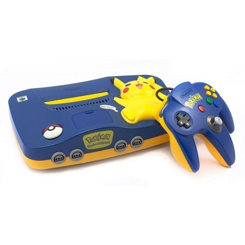 Nintendo 64 (N64) Pikachu (Pokemon) System - YourGamingShop.com - Buy, Sell, Trade Video Games Online. 120 Day Warranty. Satisfaction Guaranteed.