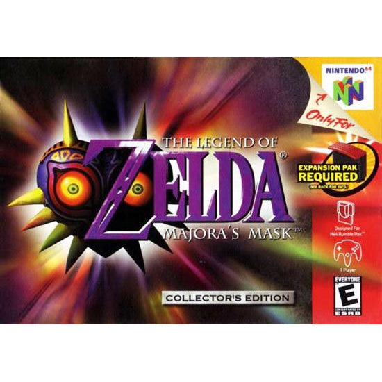 Your Gaming Shop - The Legend of Zelda: Majora's Mask (Non-Holo) - Authentic Nintendo 64 (N64) Game Cartridge