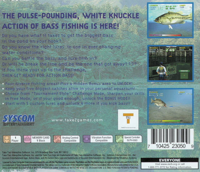 Action Bass - PlayStation 1 (PS1) Game