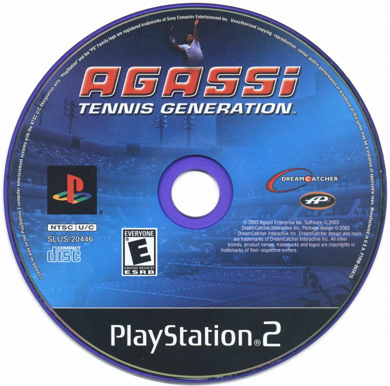Agassi Tennis Generation - PlayStation 2 (PS2) Game