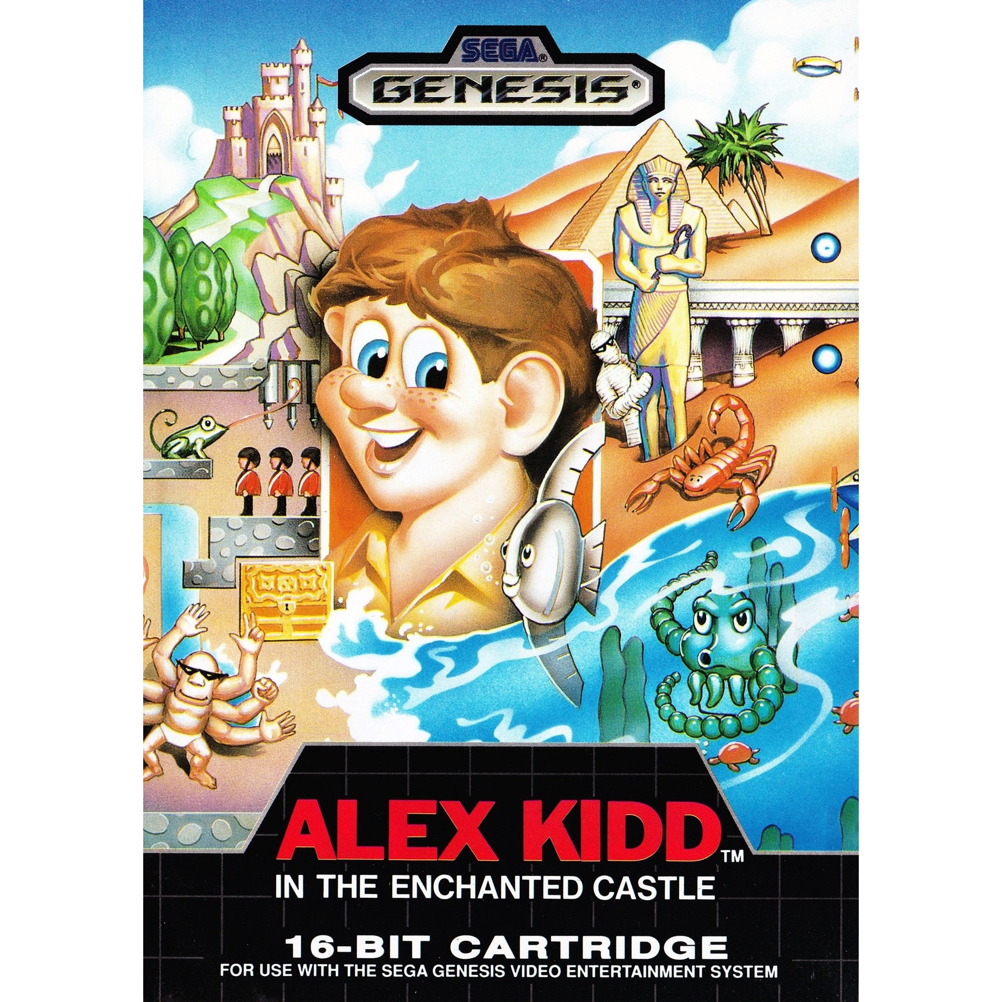 Alex Kidd in the Enchanted Castle - Sega Genesis Game Complete - YourGamingShop.com - Buy, Sell, Trade Video Games Online. 120 Day Warranty. Satisfaction Guaranteed.