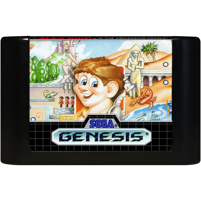 Alex Kidd in the Enchanted Castle - Sega Genesis Game Complete - YourGamingShop.com - Buy, Sell, Trade Video Games Online. 120 Day Warranty. Satisfaction Guaranteed.