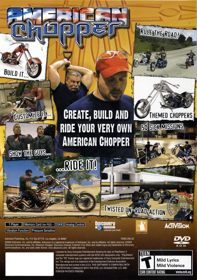 American Chopper - PlayStation 2 (PS2) Game