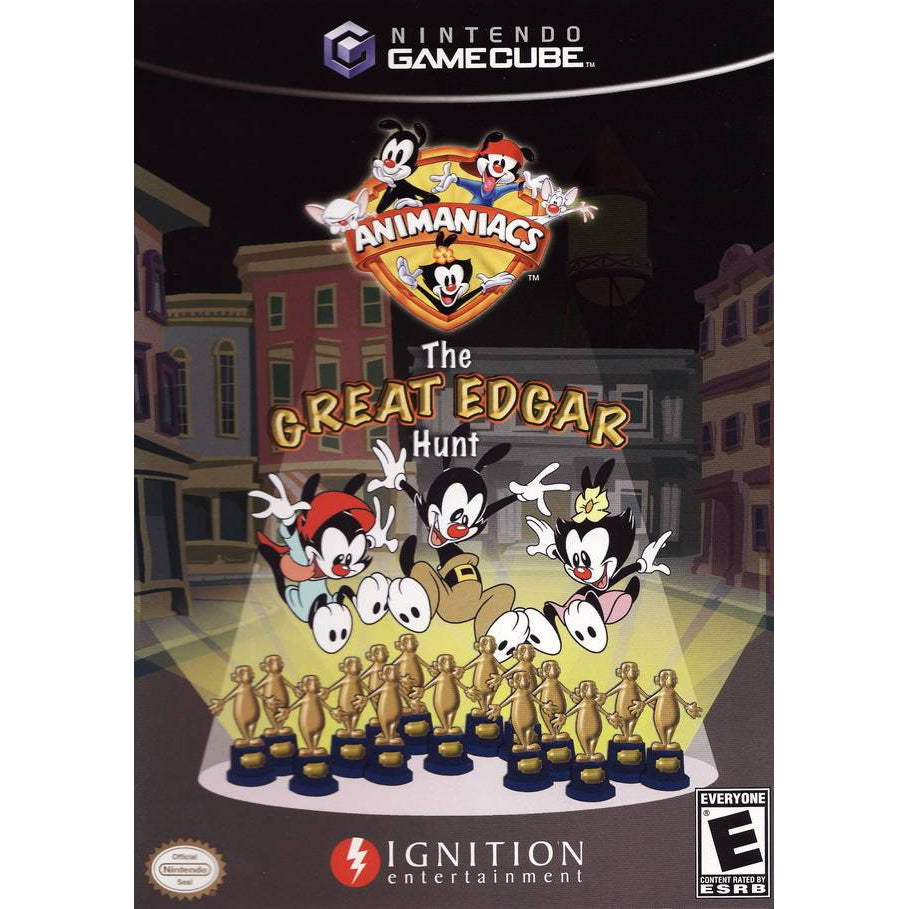 Animaniacs: The Great Edgar Hunt - Nintendo GameCube Game Complete - YourGamingShop.com - Buy, Sell, Trade Video Games Online. 120 Day Warranty. Satisfaction Guaranteed.