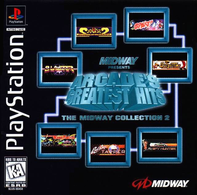 Arcade's Greatest Hits: The Midway Collection 2 - PlayStation 1 (PS1) Game