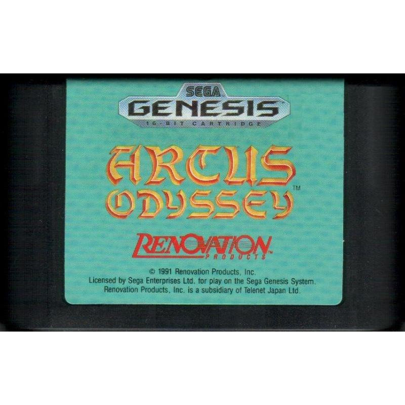 Arcus Odyssey - Sega Genesis Game Complete - YourGamingShop.com - Buy, Sell, Trade Video Games Online. 120 Day Warranty. Satisfaction Guaranteed.