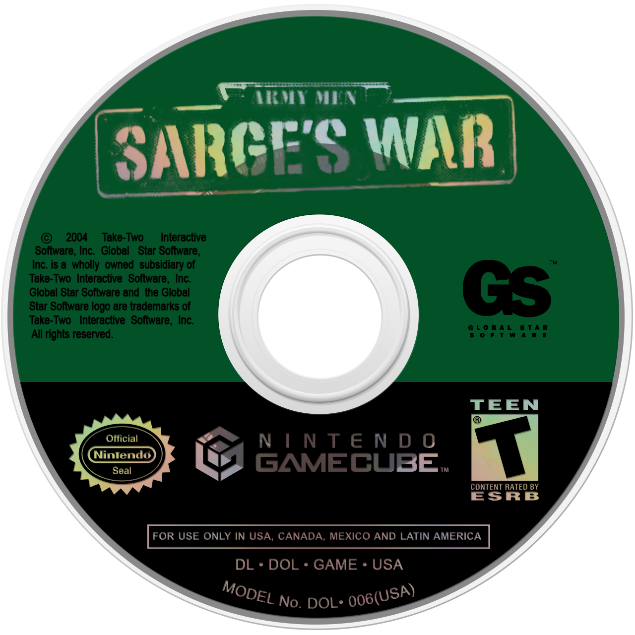 Army Men: Sarge's War - GameCube Game