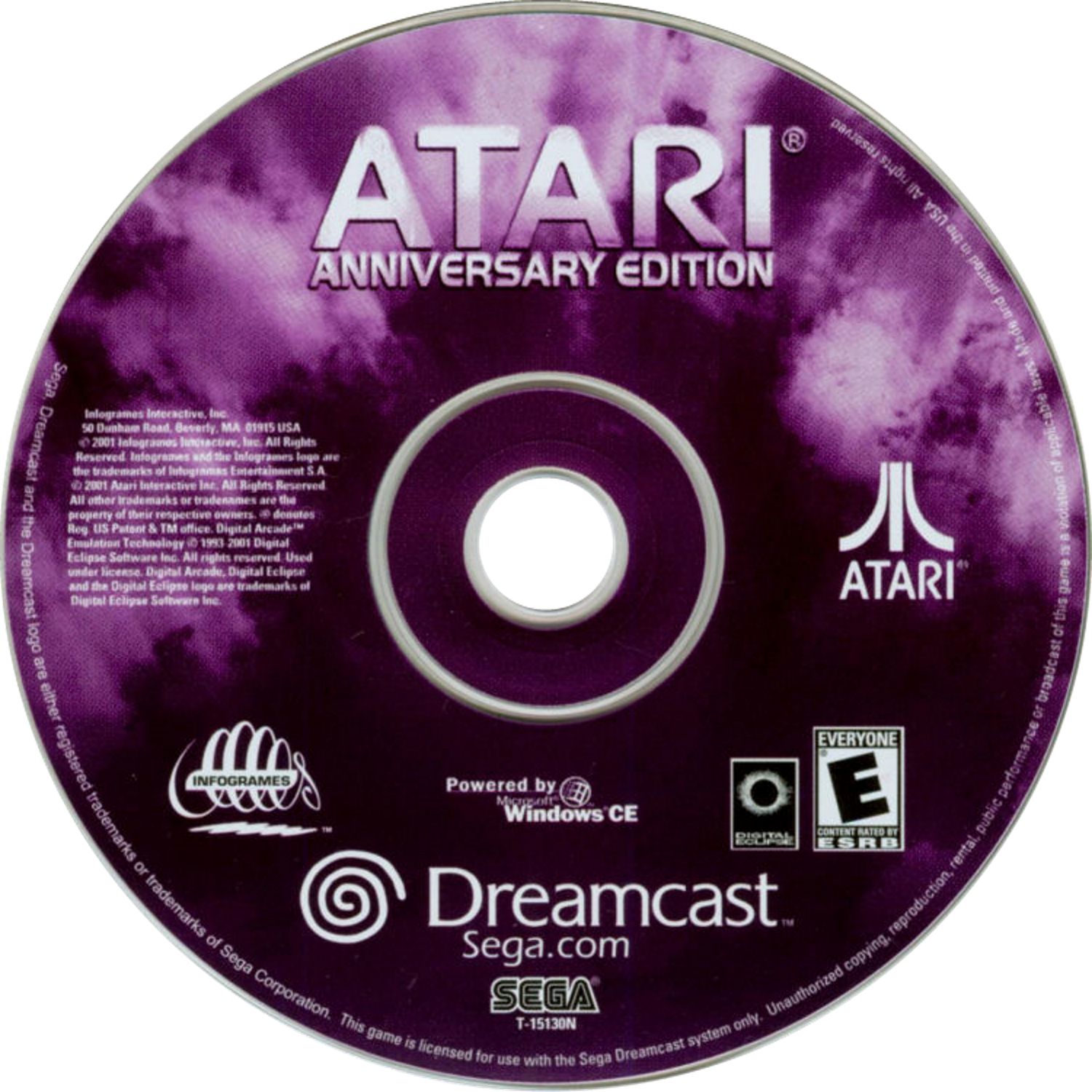 Atari Anniversary Edition - Sega Dreamcast Game