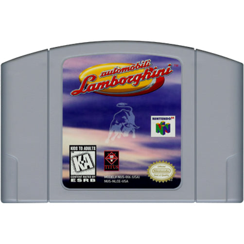 Automobili Lamborghini - Authentic Nintendo 64 (N64) Game Cartridge
