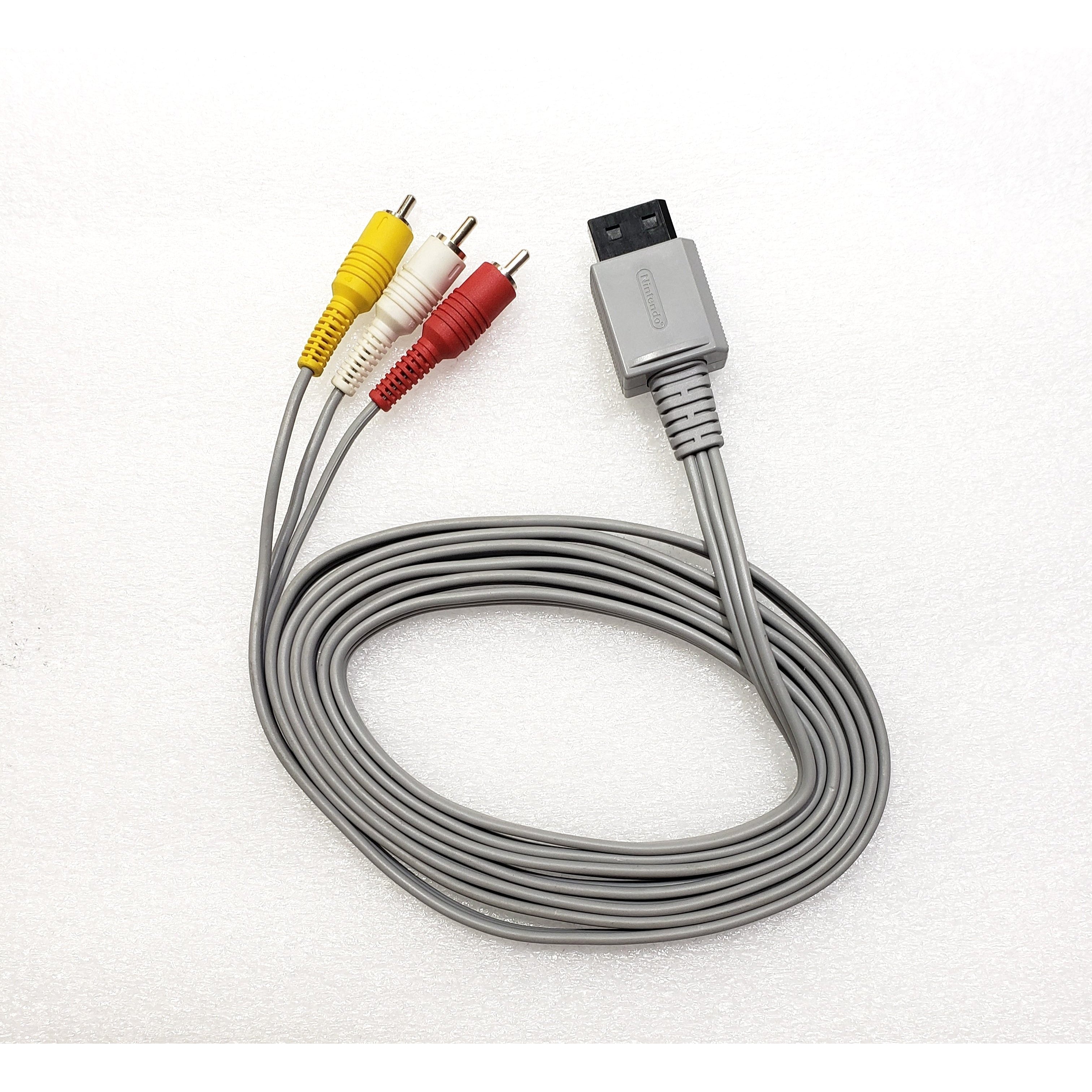 Nintendo Wii Official RCA Composite AV Cable - YourGamingShop.com - Buy, Sell, Trade Video Games Online. 120 Day Warranty. Satisfaction Guaranteed.