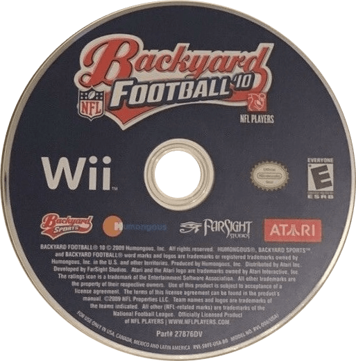Backyard Football '10 - Nintendo Wii Game