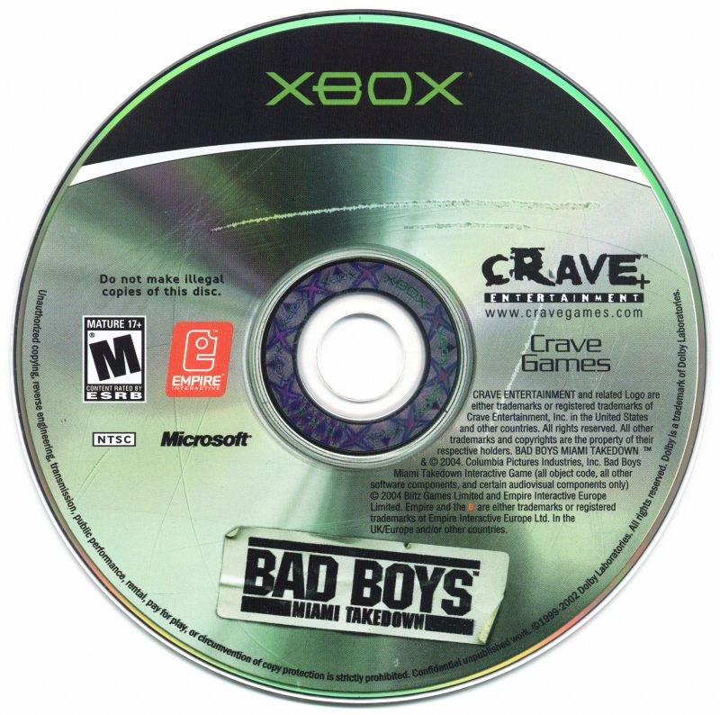Bad Boys: Miami Takedown - Microsoft Xbox Game