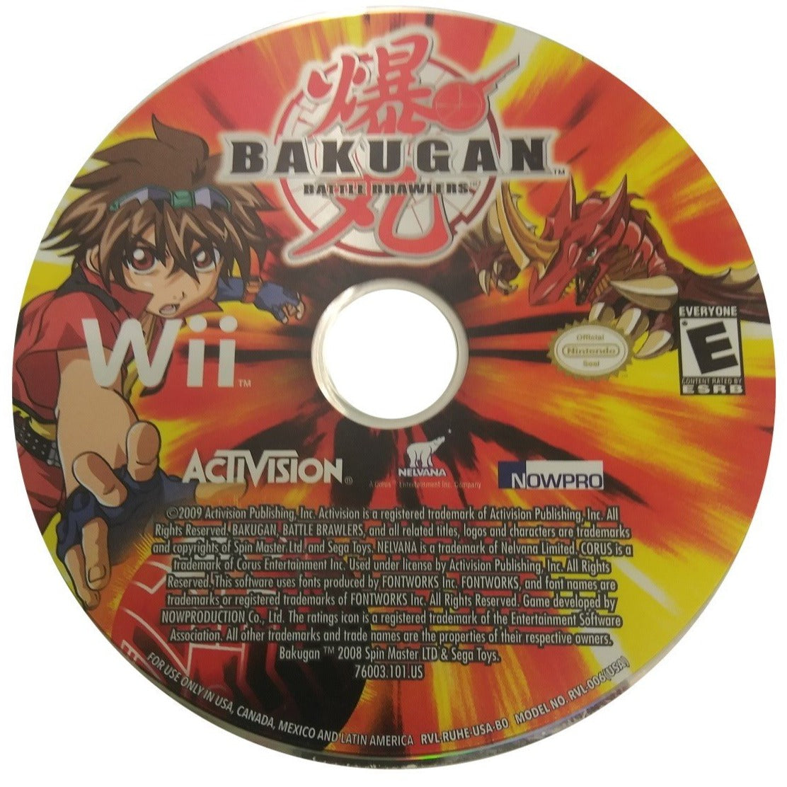 Bakugan: Battle Brawlers - Nintendo Wii Game