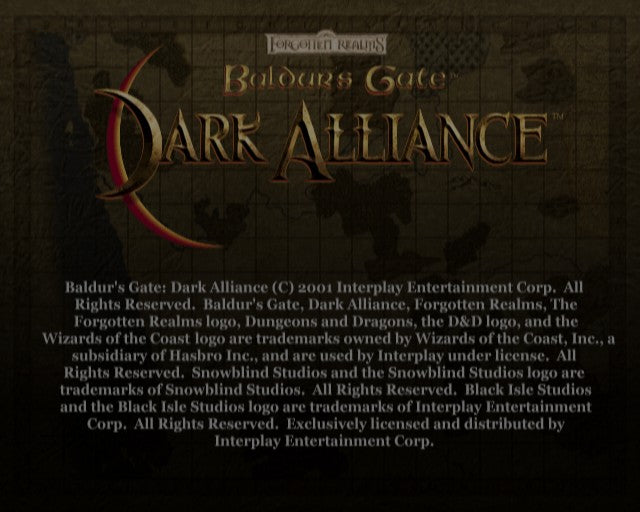 Baldur's Gate: Dark Alliance - PlayStation 2 (PS2) Game