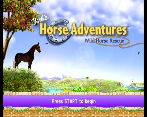 Barbie Horse Adventures: Wild Horse Rescue - PlayStation 2 (PS2) Game