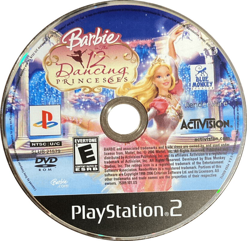 Barbie in the 12 Dancing Princesses - PlayStation 2 (PS2) Game