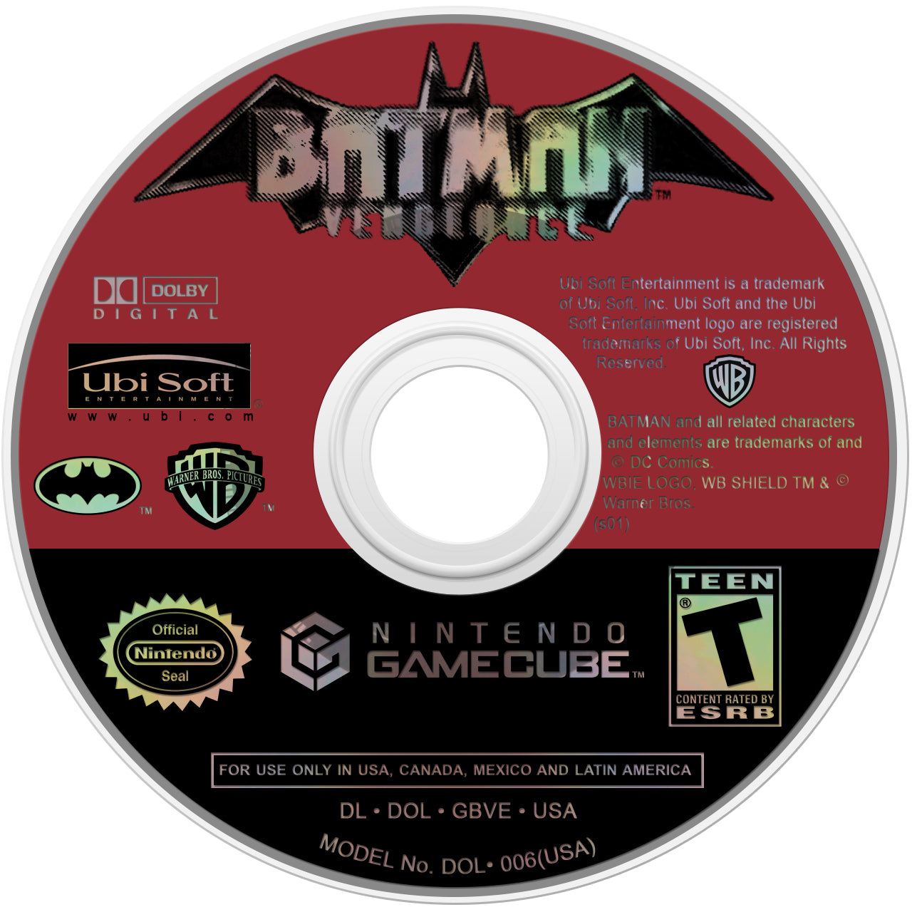 Batman: Vengeance - GameCube Game