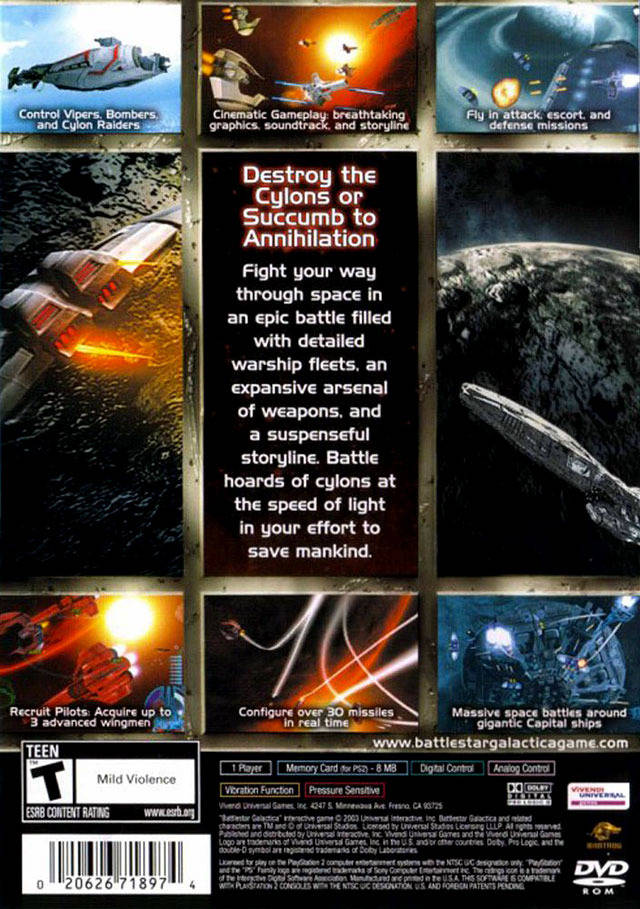 Battlestar Galactica - PlayStation 2 (PS2) Game