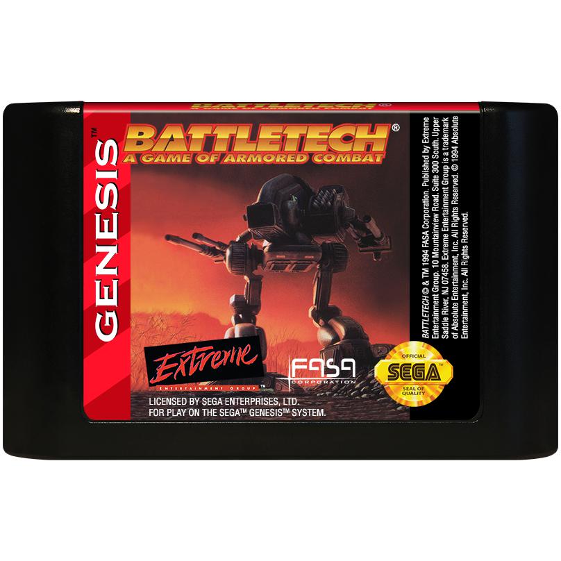 BattleTech: A Game of Armored Combat - Sega Genesis Game