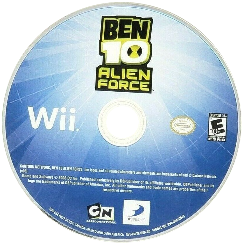 Ben 10: Alien Force - Nintendo Wii Game