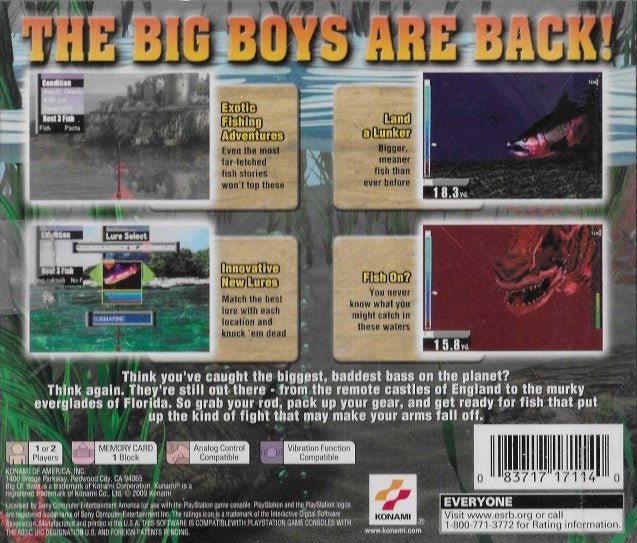 Big Ol' Bass 2 - PlayStation 1 (PS1) Game