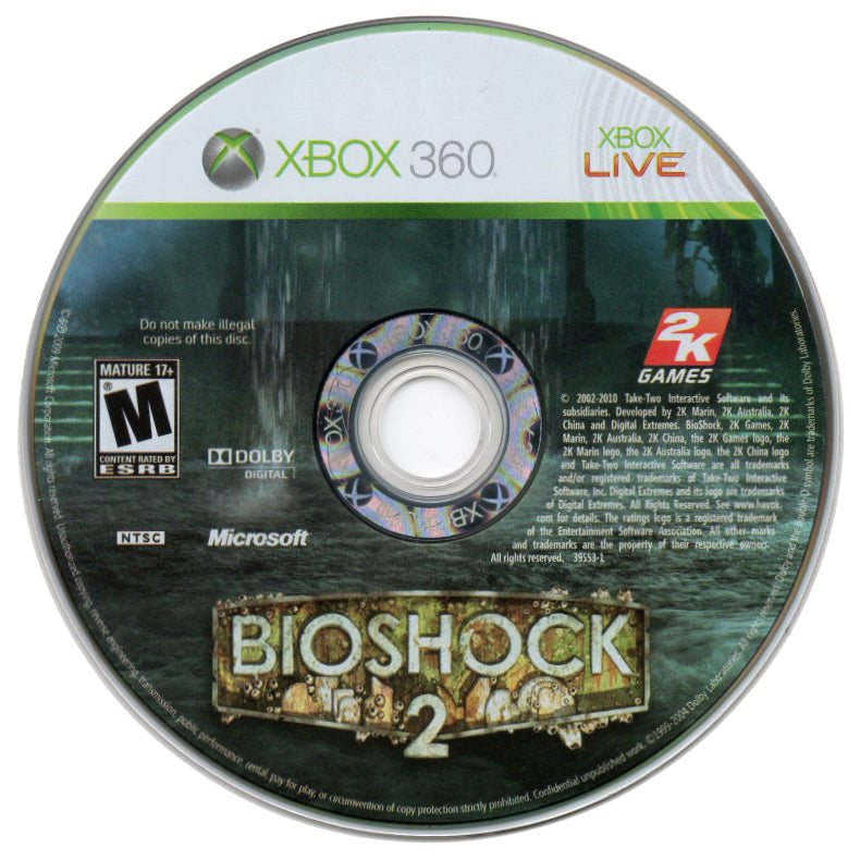 Bioshock 2 - Microsoft Xbox 360 Game