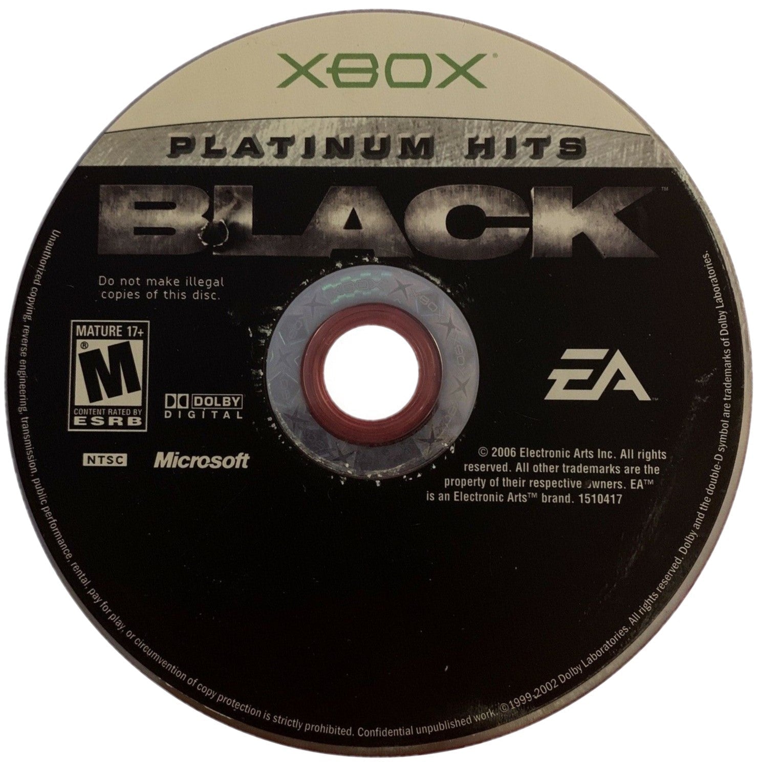 Black (Platinum Hits) - Microsoft Xbox Game