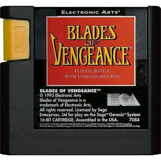 Blades of Vengeance - Sega Genesis Game Complete - YourGamingShop.com - Buy, Sell, Trade Video Games Online. 120 Day Warranty. Satisfaction Guaranteed.