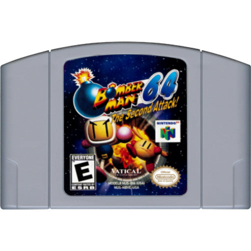 Bomberman 64: The Second Attack! - Authentic Nintendo 64 (N64) Game Cartridge