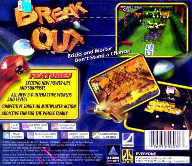 Breakout - PlayStation 1 (PS1) Game