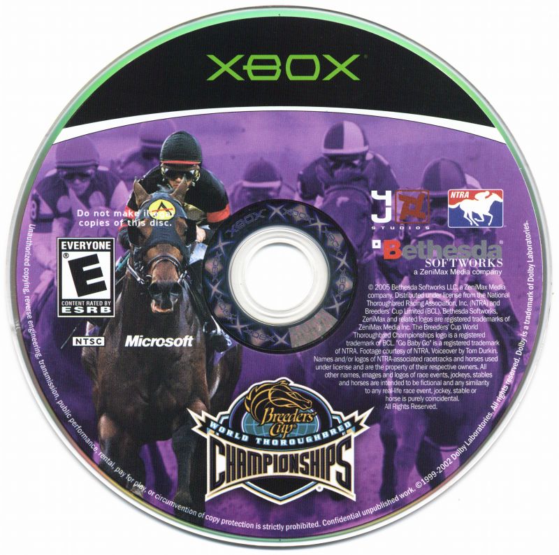 Breeders' Cup World Thoroughbred Championships - Microsoft Xbox Game