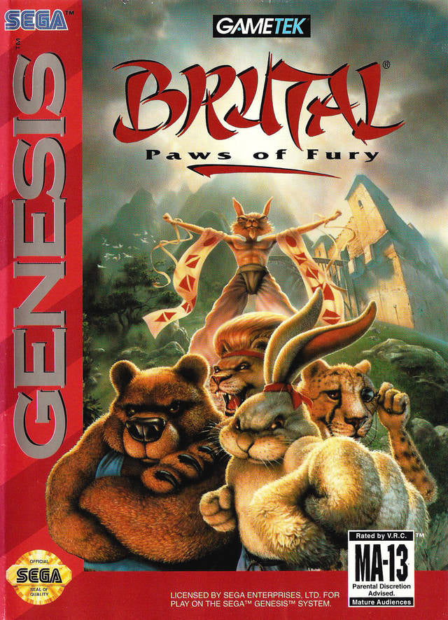Brutal: Paws of Fury - Sega Genesis Game