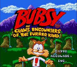 Bubsy in Claws Encounters of the Furred Kind - Super Nintendo (SNES) Game Cartridge