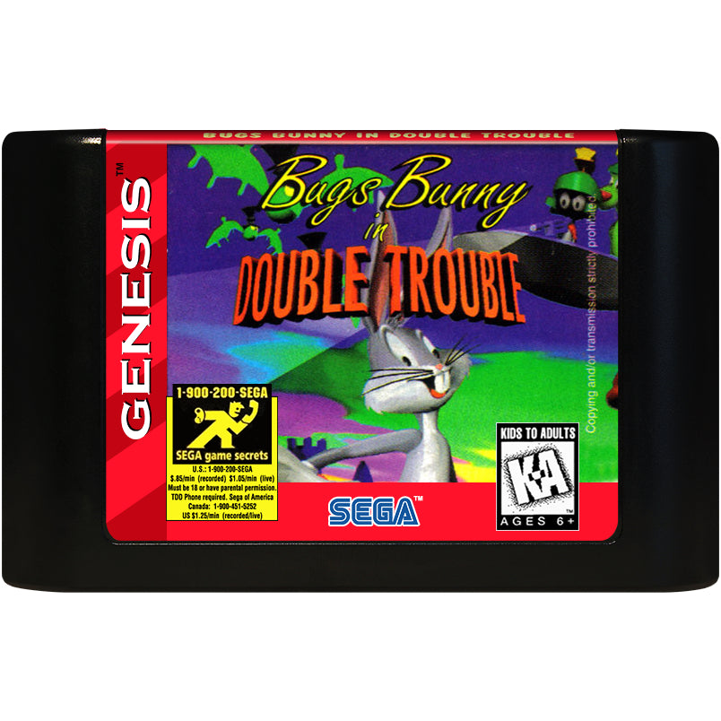 Bugs Bunny in Double Trouble (Cardboard Box) - Sega Genesis Game