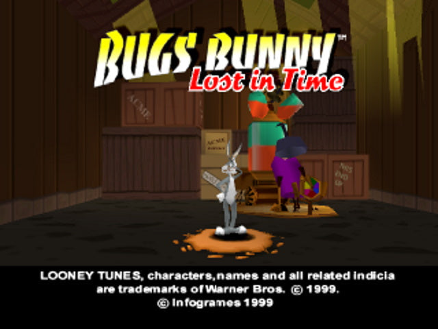 Bugs Bunny: Lost in Time - PlayStation 1 (PS1) Game