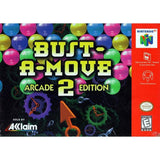 Bust-A-Move 2: Arcade Edition - Authentic Nintendo 64 (N64) Game Cartridge - YourGamingShop.com - Buy, Sell, Trade Video Games Online. 120 Day Warranty. Satisfaction Guaranteed.