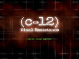 C-12: Final Resistance - PlayStation 1 (PS1) Game