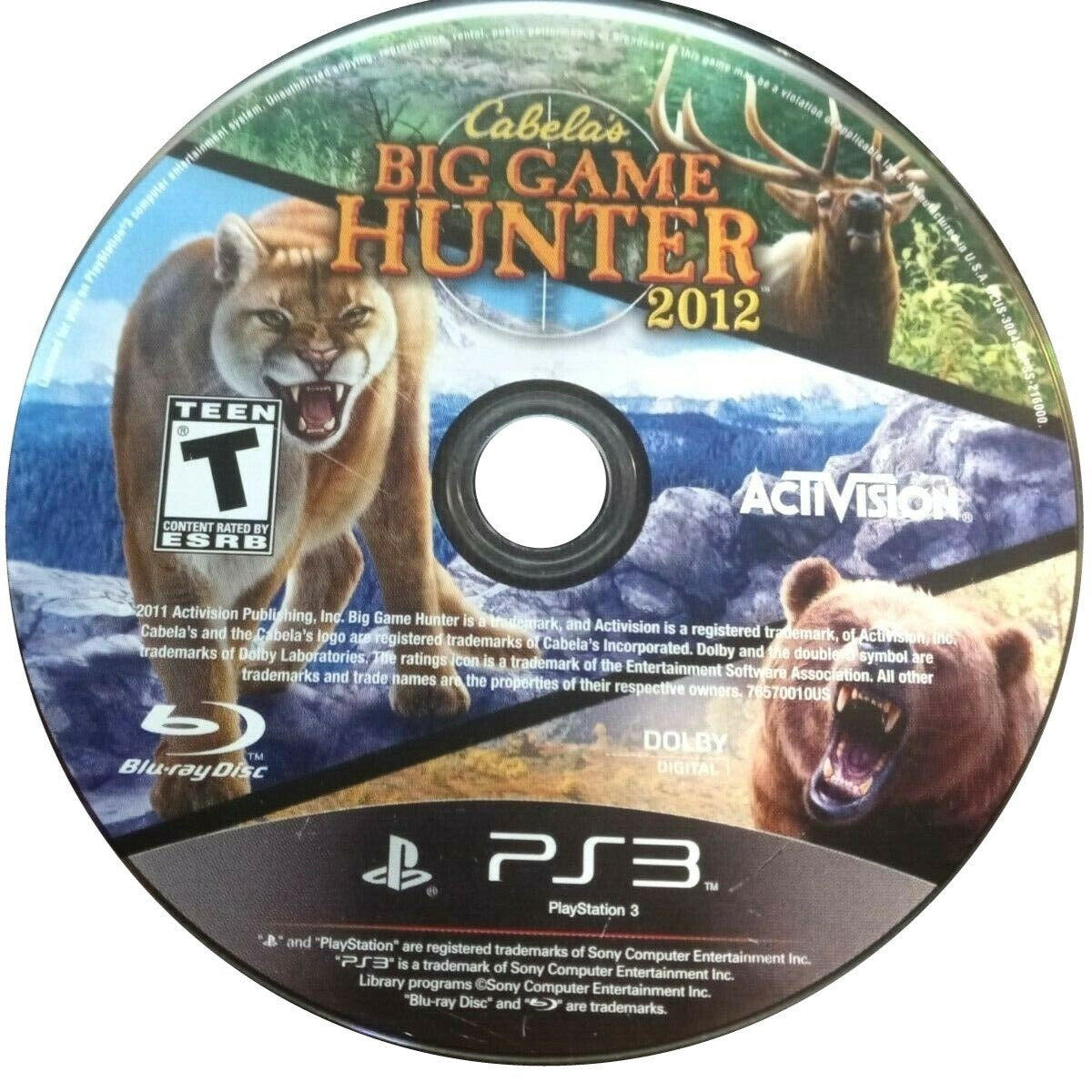 Cabela's Big Game Hunter 2012 - PlayStation 3 (PS3) Game
