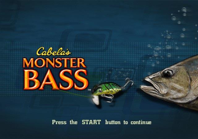 Cabela's Monster Bass - PlayStation 2 (PS2) Game