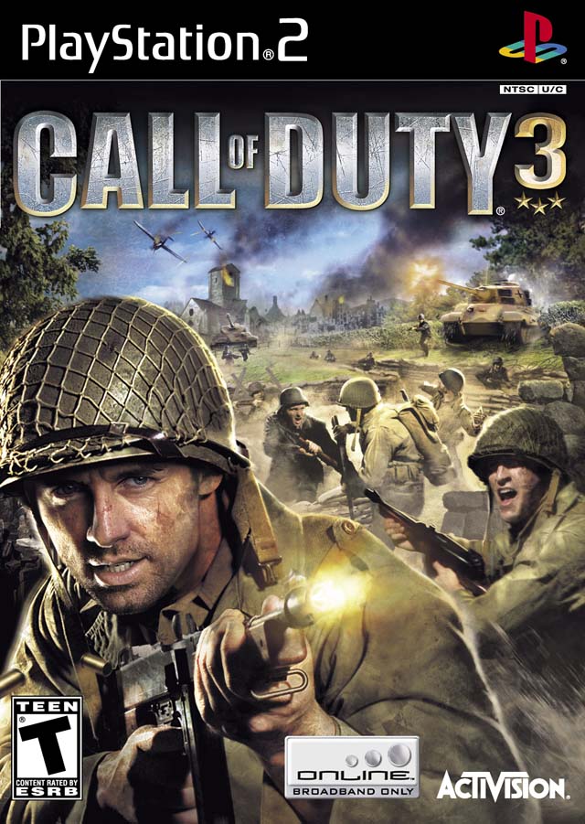 Call of Duty 3 - PlayStation 2 (PS2) Game - YourGamingShop.com - Buy, Sell, Trade Video Games Online. 120 Day Warranty. Satisfaction Guaranteed.