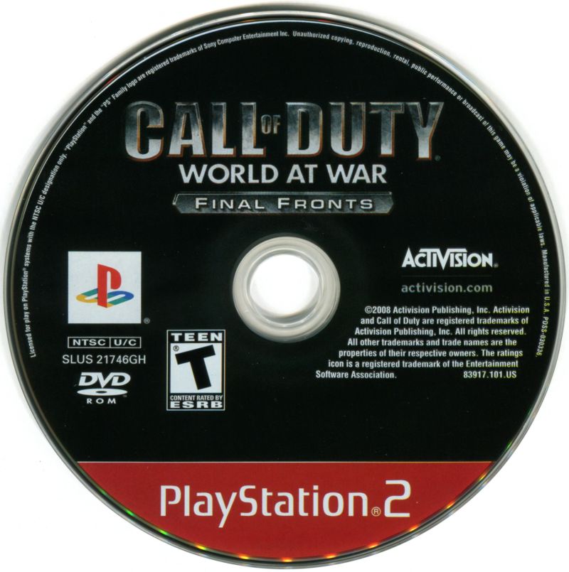 Call of Duty: World at War - Final Fronts (Greatest Hits) - PlayStation 2 (PS2) Game